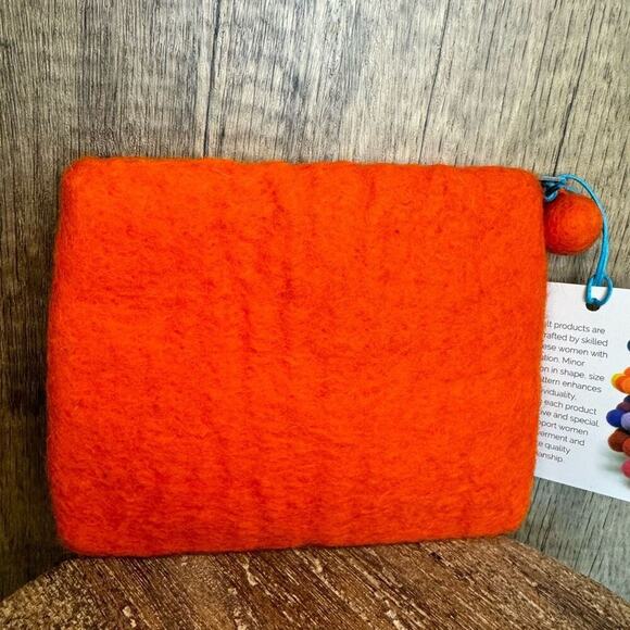 Felted Wool Coin Purse Wallet Purse Charm New FAST SHIP - Picture 4 of 5